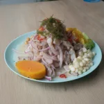 Ceviche de pescado.