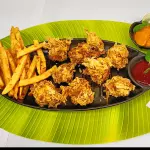 Lemon Chilli Popcorn with Fries