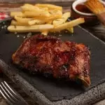 Costillas 40 pzas con papas