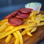 Batata Média + Calabresa