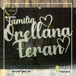 Letrero Familia