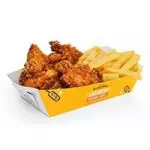 Pollo BBQ + Papas Fritas