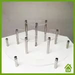 Mostrador semi circular