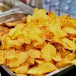 Porção média de batata