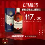 Combo Ballantines C/ Redbull e 4+