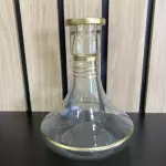 JARRO MÉDIO TRANSPARENTE C/ DOURADO