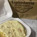 Batata de Camarão ao Molho Branco