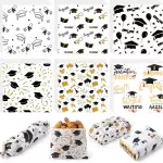 Papel Antigrasa Estampado Graduacion
