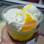 Sorvete Iorgute com abacaxi