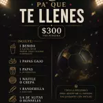 Paquete individual Pa' que te llenes