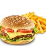 Hamburguesa Especial con fritas
