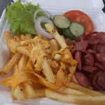 Porção batata e calabresa