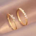 Set de Anillo zirconia