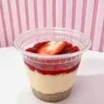 Cheesecake de morango-Sem lactose