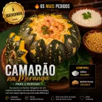 🦐 Camarão na Moranga para 2