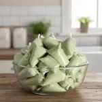 Sachê de molho verde