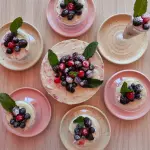 Cheesecake frutos rojos y limón
