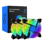KIT 3 VENTOINHAS 120mm DELTA C1293