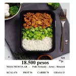Masa muscular Pollo Teriy