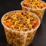 Yakisoba de carne