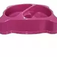 COMEDOR DUPLO GARRAFA 1200ML ROSA