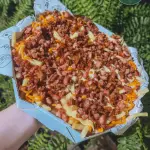PORÇÃO MÉDIA DE FRITAS C/ BACON
