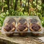 6 muffins de chocolate