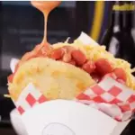Arepa de salchicha
