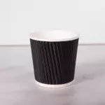 Vaso Cafe Premium: Negro 4 oz #VCN-4