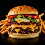 Tasty Burga + Papas Fritas