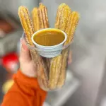 Churros espanhol com doce de leite
