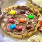 Nutella com M&M