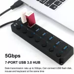HUB 7P USB 3.0 sin Alimentación ext.