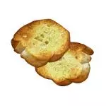 Pan de ajo regular (4 piezas)