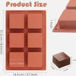 Molde Silicone Cuadrado 5cm