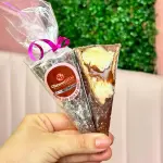 Cone Trufado de Ninho com Nutella