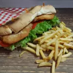 Torpedo de suprema con papas