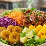 Ensalada Pollo Teriyaki