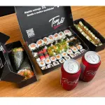 CASAL - 74 PEÇAS + 2 TEMAKI + 2 COCA