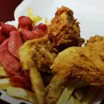Salchipollo doble