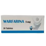 WARFARINA 5MG CAJA X 30 TABLETAS
