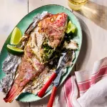 Grilled/Roasted Whole Snapper