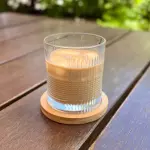 Café espresso com leite gelado
