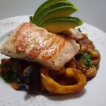 Salmón viejo pescador