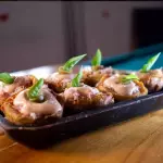 Tostones Rellenos de Jamón y Queso