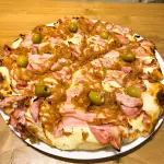 Panceta y cebolla caramelizada