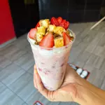 Fresas con crema y pay