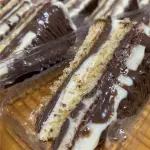Fatia de ninho com nutella