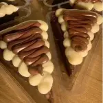 Pizza brownie brigadeiro e ninho