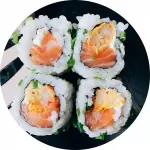 Ebi Philadelphia Uramaki